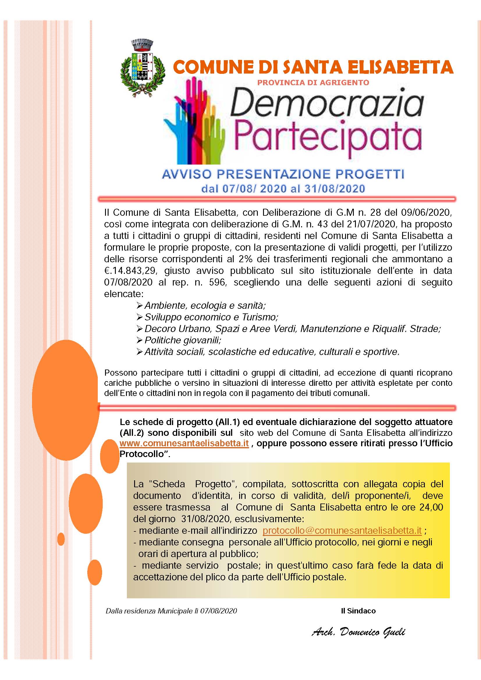 Manifesto Democrazia Partecipata 2020